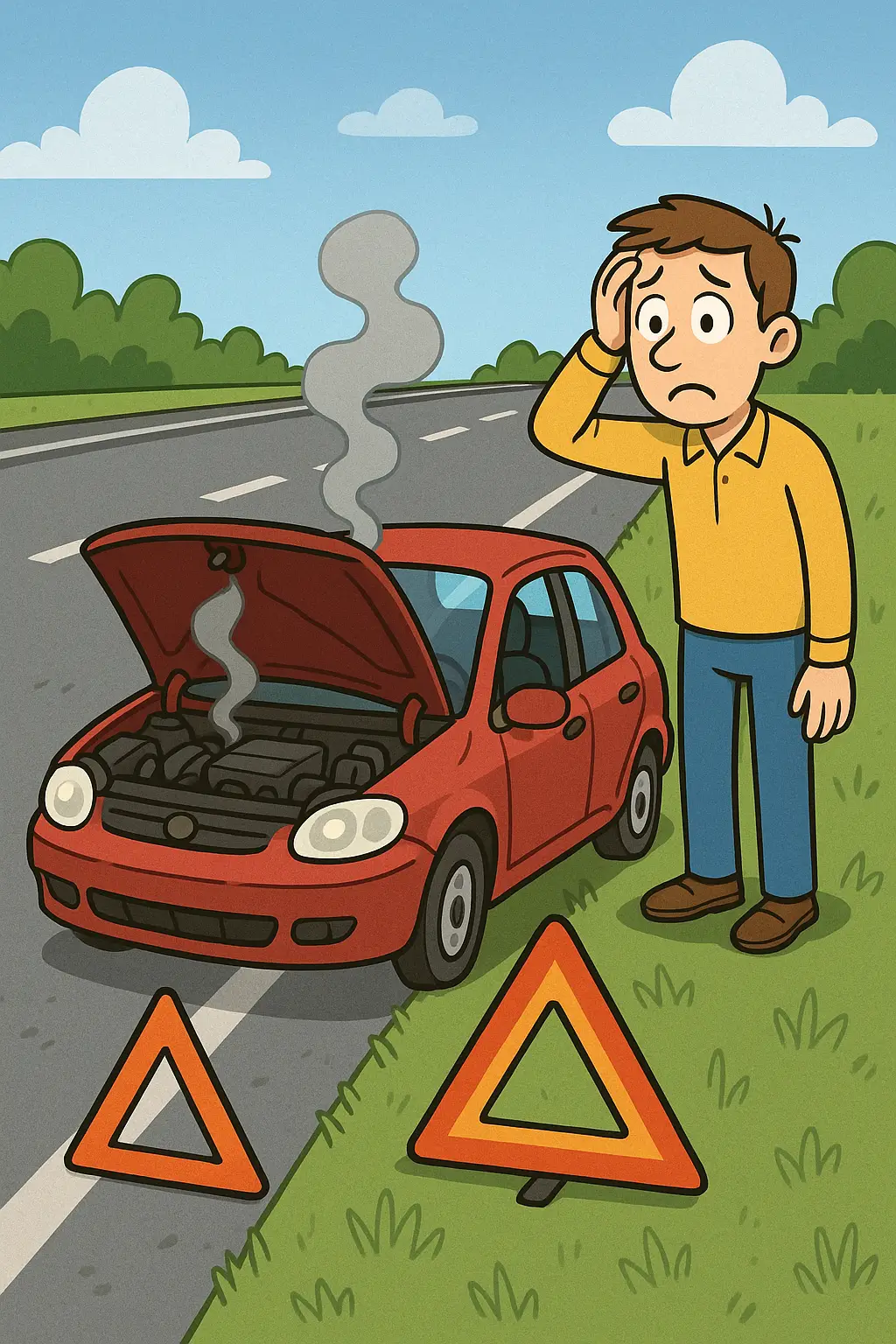 Vehicle broken down at the roadside – Motor Bridge UK breakdown safety guide