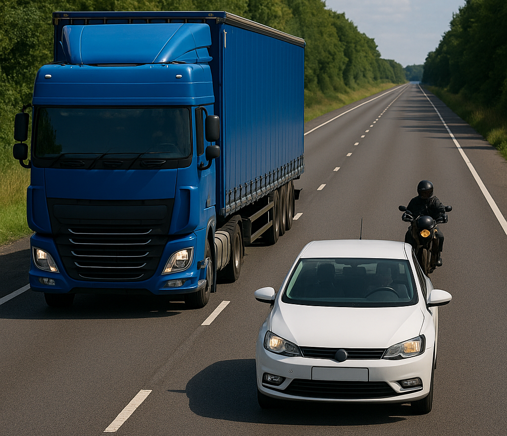 Give trucks room